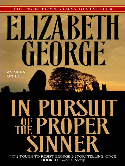 Title details for In Pursuit of the Proper Sinner by Elizabeth George - Wait list